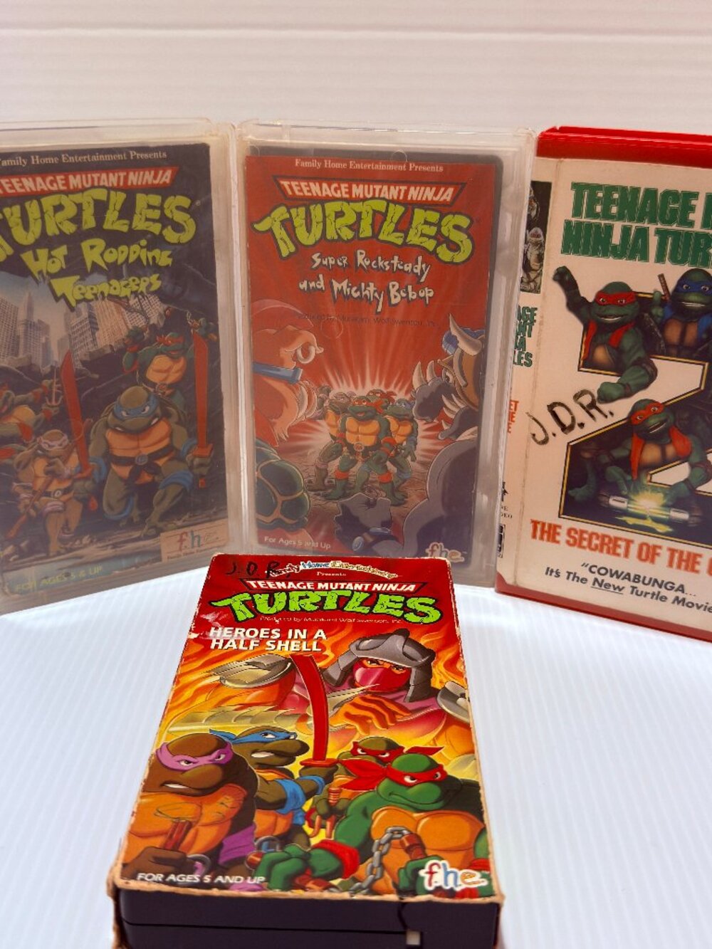 Retro 80s 90s TMNT VHS Tape Lot **Untested**